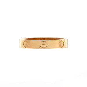 Cartier Love Wedding Band Ring 18K Yellow Gold